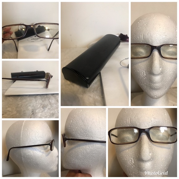 Authentic Prada Prescription Eyeglasses with case - Picture 4 of 16